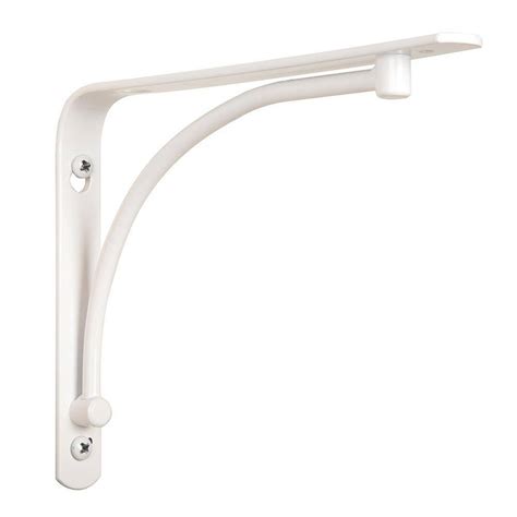 white decorative shelf brackets